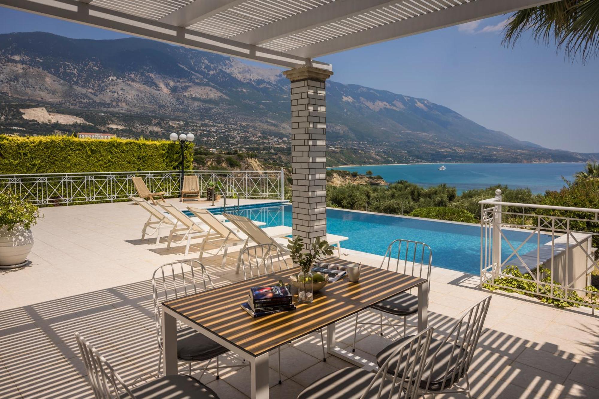 Sea View Villa Kefaloniaprivatevillas Karavados Ngoại thất bức ảnh