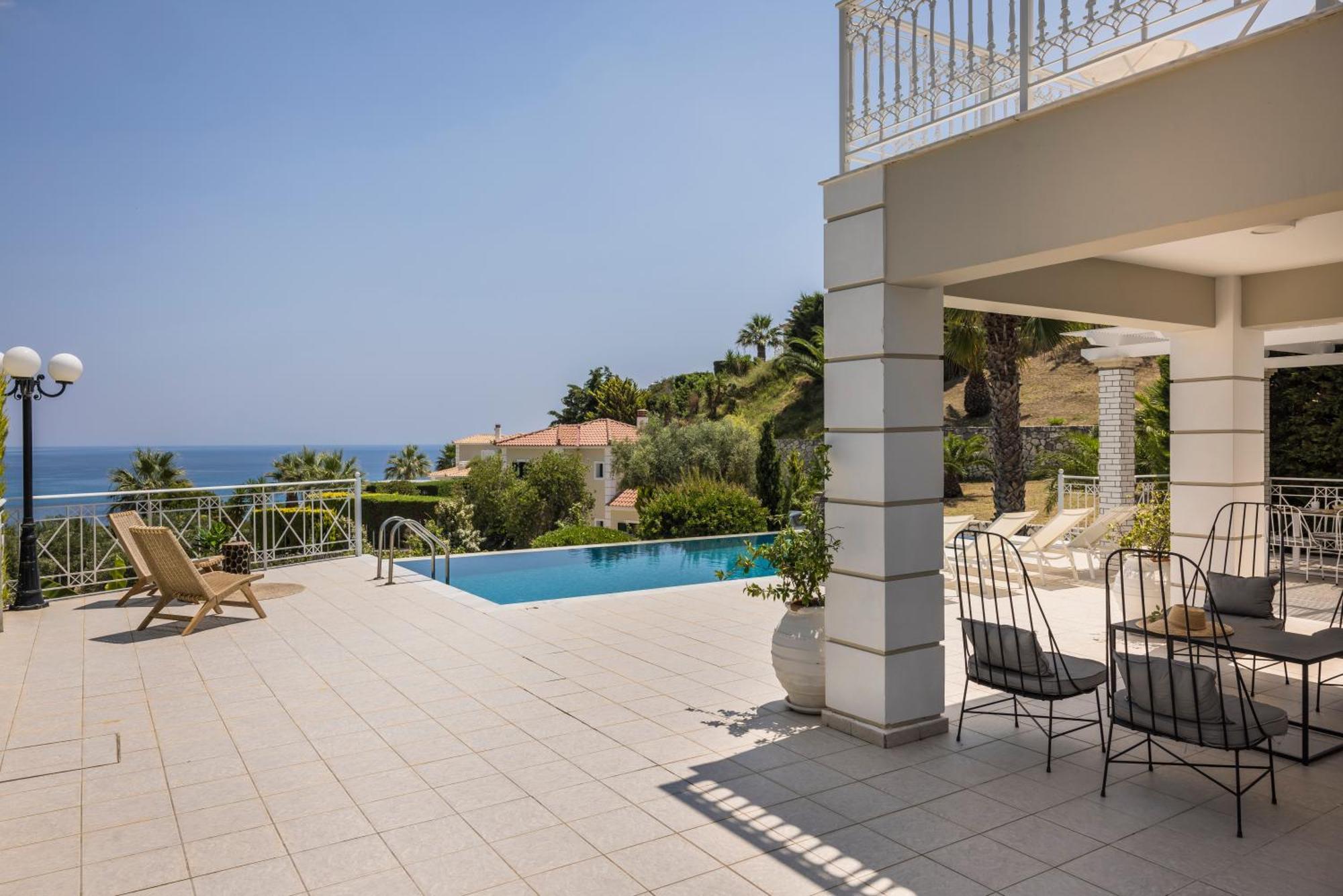 Sea View Villa Kefaloniaprivatevillas Karavados Ngoại thất bức ảnh